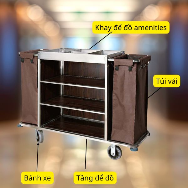 Các bộ phận cấu thành xe làm buồng 2 túi vải