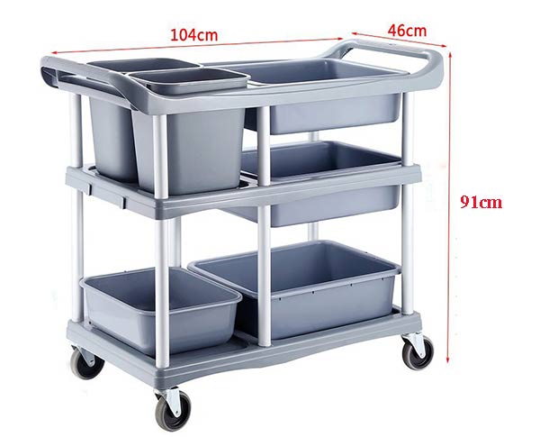 Kích thước 2 mẫu xe dọn bàn