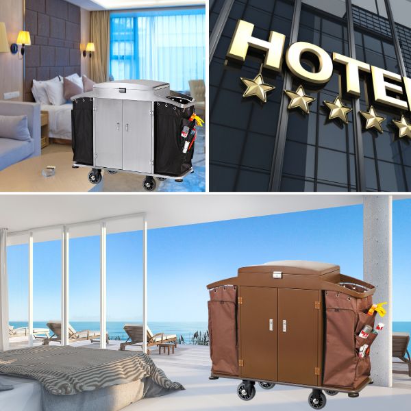 Mẫu xe làm buồng cỡ lớn dùng tại khách sạn, resort