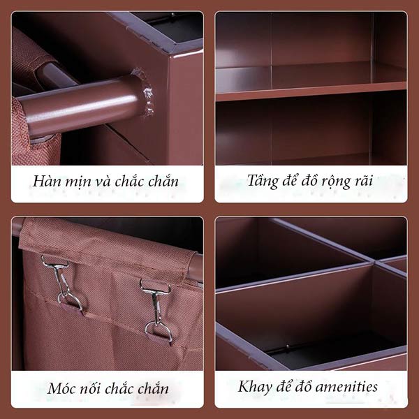 Các chi tiết cấu tạo của xe làm buồng