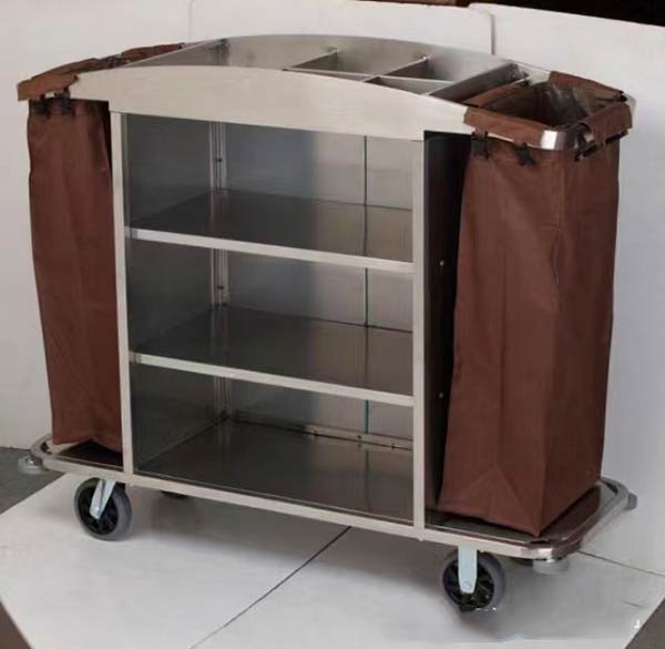 Hình ảnh thực tế của xe đẩy dọn phòng tại kho Paloca