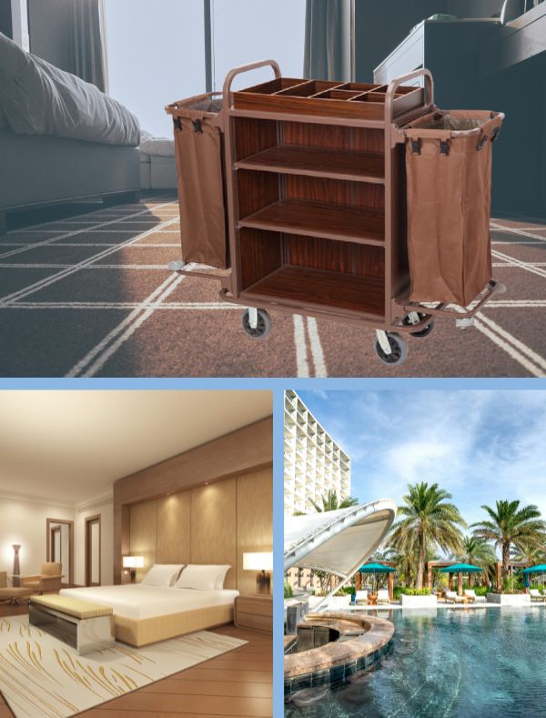 Xe đẩy làm buồng được sử dụng ở nhiều địa điểm