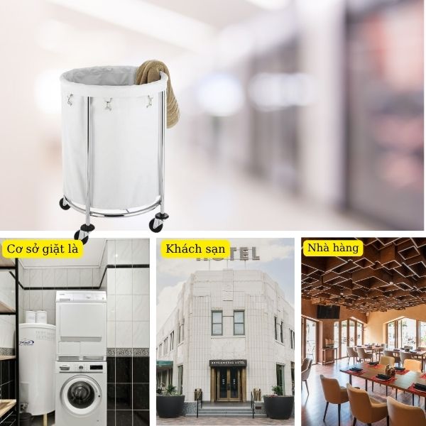 Xe giặt là được sử dụng ở nhiều không gian