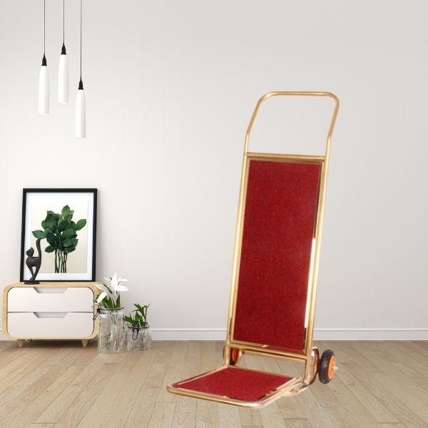 Xe đẩy hành lý kiểu dáng chữ L nhỏ gọn, tiện lợi