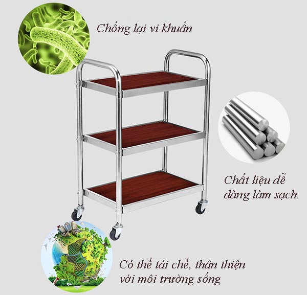 Mẫu xe phục vụ bàn tiệc chất lượng