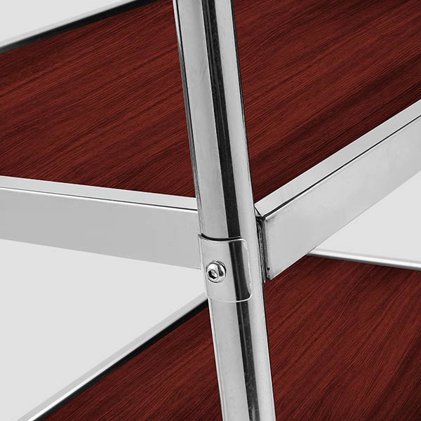 Khung xe bằng inox loại dày, hạn chế hoen gỉ