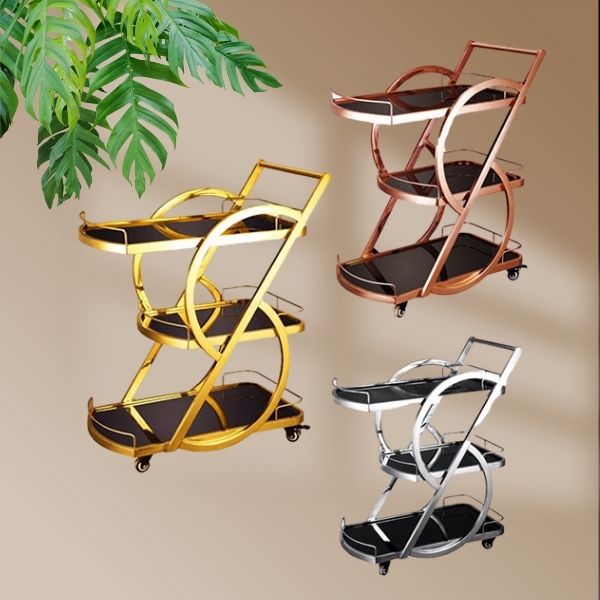 Mẫu xe đẩy rượu đồ uống đẹp, hiện đại