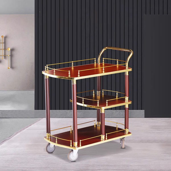 Xe phục vụ rượu vang dùng trong nhà hàng, khách sạn