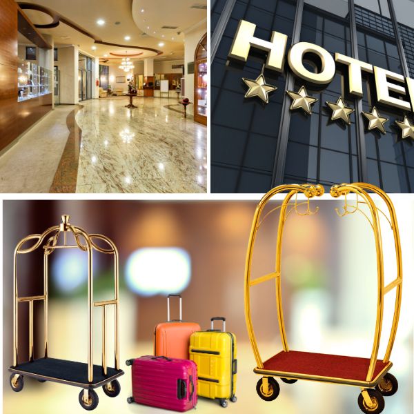 Mẫu xe chở hành lý mang lại sự sang trọng cho không gian