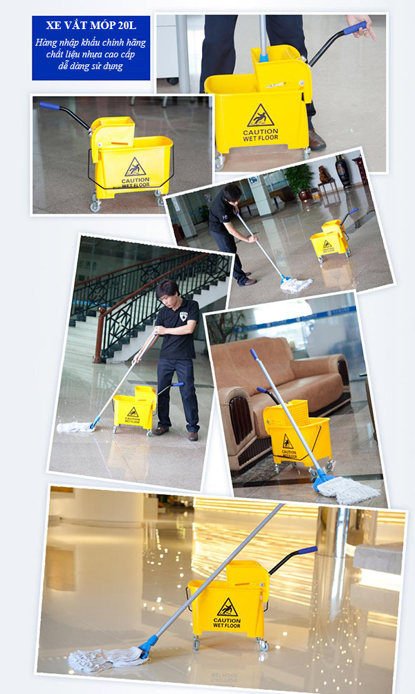 Xe vắt móp dễ sử dụng và không tốn sức