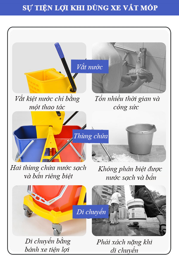 Xe vắt móp đôi mang lại nhiều lợi ích khi dùng