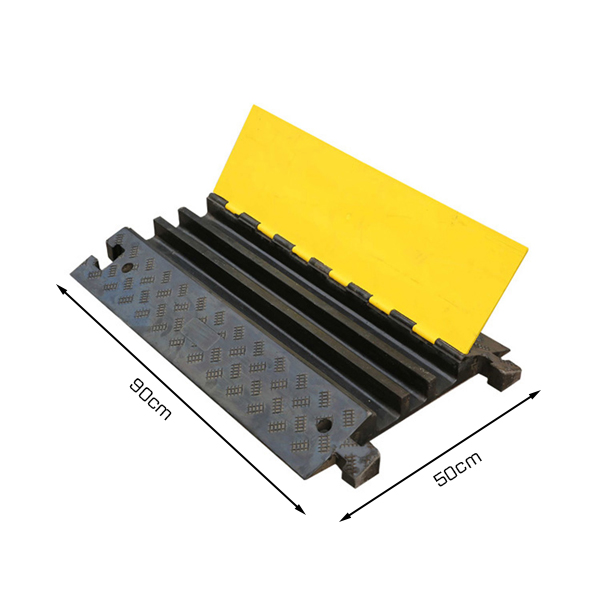 Gờ giảm tốc cao su bảo vệ cáp 3 rãnh