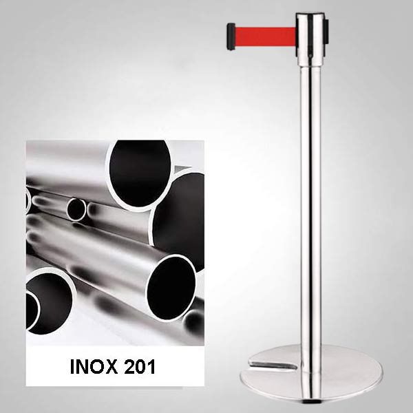 Mẫu cột chắn sản xuất từ chất liệu Inox 201 cao cấp