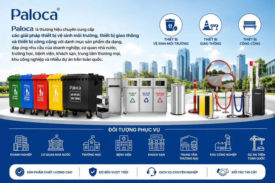 Paloca - thiết bị vệ sinh, thiết bị giao thông uy tín