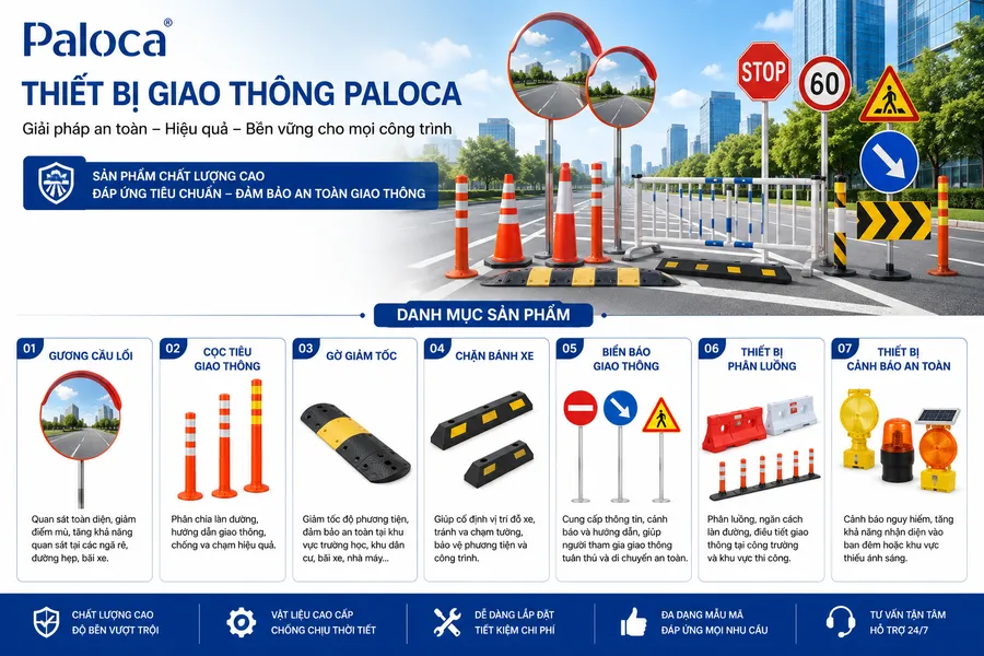 Thiết bị giao thông Paloca chất lượng, hiệu quả cao