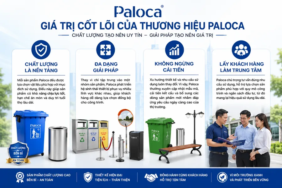Giá trị cốt lõi trong kinh doanh của Paloca