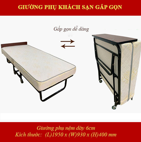 Liên hệ Paloca để đặt mua ngay mẫu giường phụ tiện ích này