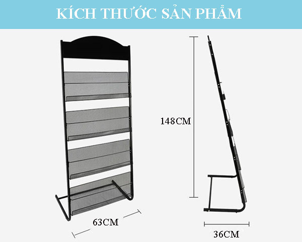 Chi tiết giá kệ đựng tạp chí để bạn tham khảo