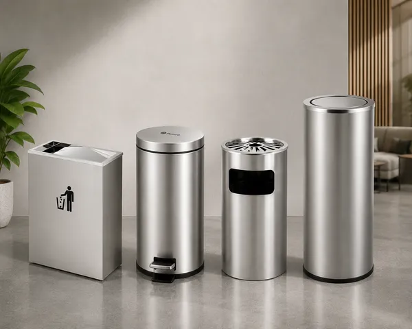 Thùng rác inox Paloca phù hợp nhiều không gian