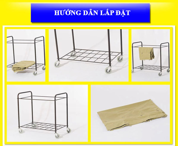 Việc lắp đặt xe giặt ủi khá là dễ dàng