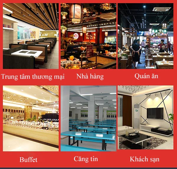 Mẫu xe phục vụ bàn được sử dụng ở nhiều không gian
