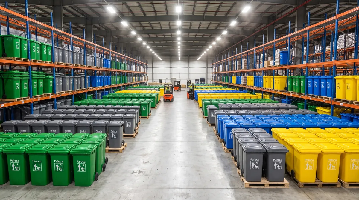 kho thùng rác nhựa chất lượng cao