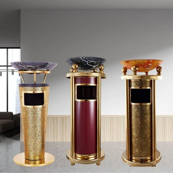 Thùng rác inox trang trí cao cấp