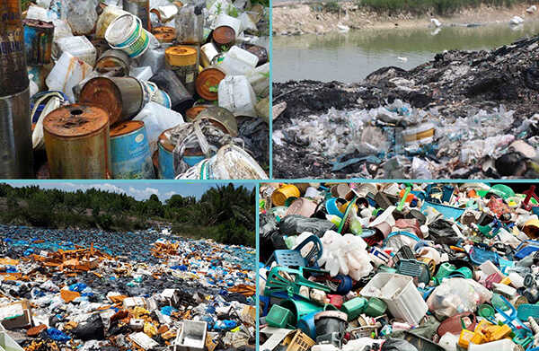 Rác thải công nghiệp thường được phân chia thành các loại rác thải nguy hại và rác thải không nguy hại