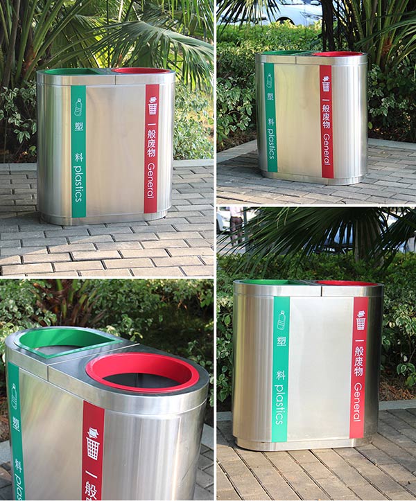 Thiết kế thùng rác chỉn chu từ mọi góc cạnh