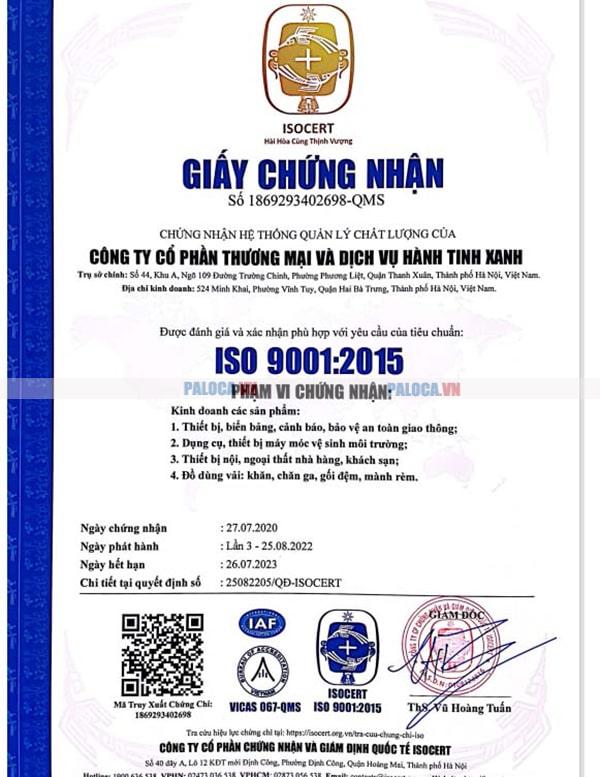 Công ty đáng tin cậy có đầy đủ giấy phép hoạt động, dịch vụ bảo hành,...