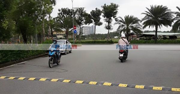 Khu vực đô thị hoặc khu dân cư cần dùng gờ giảm tốc xe máy