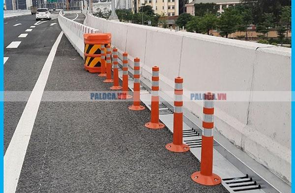 Kinh nghiệm chọn cọc tiêu hình trụ để phân làn
