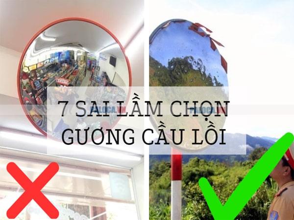 Sai lầm khi chọn gương cầu lồi tốn tiền, không đảm bảo an toàn khi sử dụng