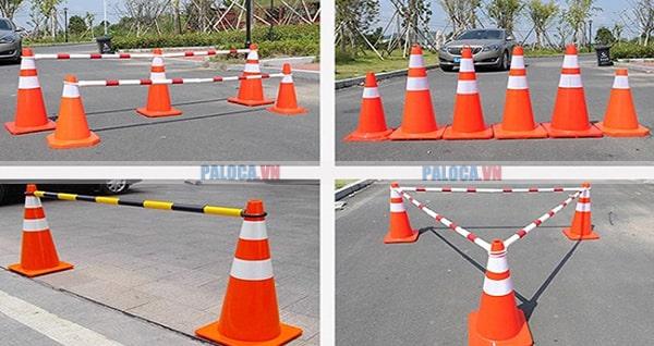 Xác định khoảng cách cọc tiêu giao thông bằng vị trí chiến lược