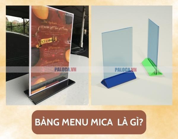 Bảng menu mica là gì?