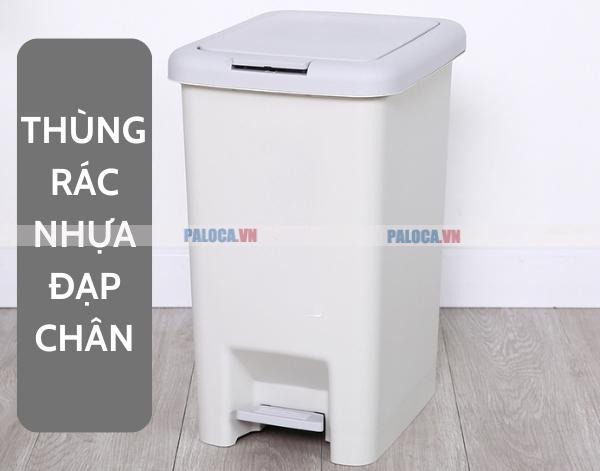 Thùng rác nhựa đạp chân