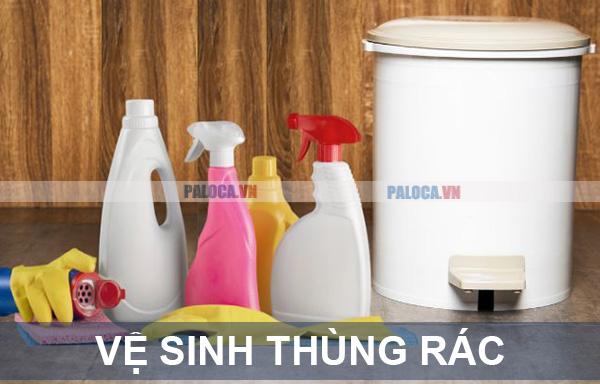 Thực hiện vệ sinh đúng cách và thường xuyên để chống côn trùng bị hấp dẫn đến thùng rác