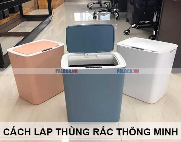 Cách lắp thùng rác thông minh