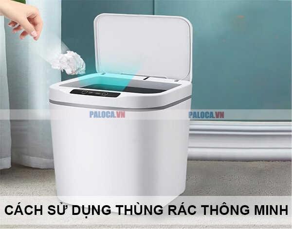 Hướng dẫn cách sử dụng thùng rác thông minh