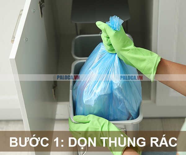 Dọn sạch thùng rác