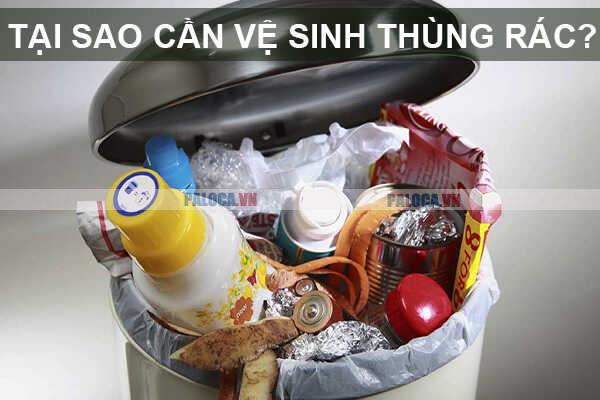 Tại sao cần phải vệ sinh thùng rác nhựa thường xuyên?