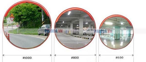 Cách lắp gương cầu lồi d600, d800, d1000 giống nhau