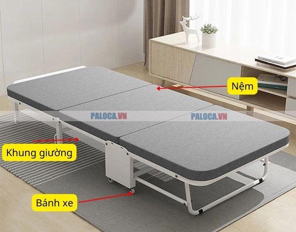 Khám phá cấu tạo giường gấp gọn đa năng nhanh