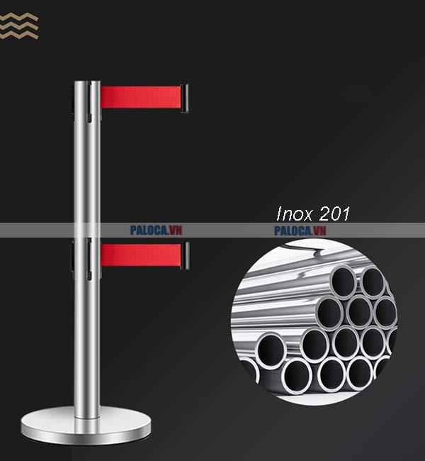 Cột ngăn phân làn inox 201 được đánh giá tốt nhất