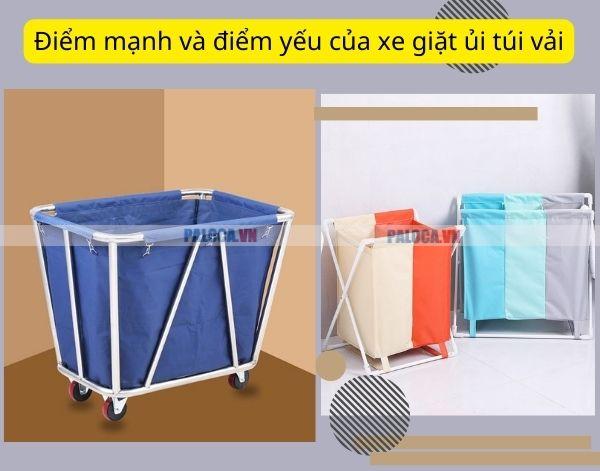 Điểm danh các điểm mạnh và điểm yếu xe giặt ủi túi vải