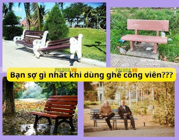 Top các điều lo ngại khi dùng ghế công viên công cộng