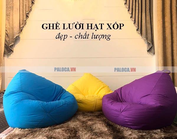 Ghế lười hạt xốp rất quen thuộc với nhiều người