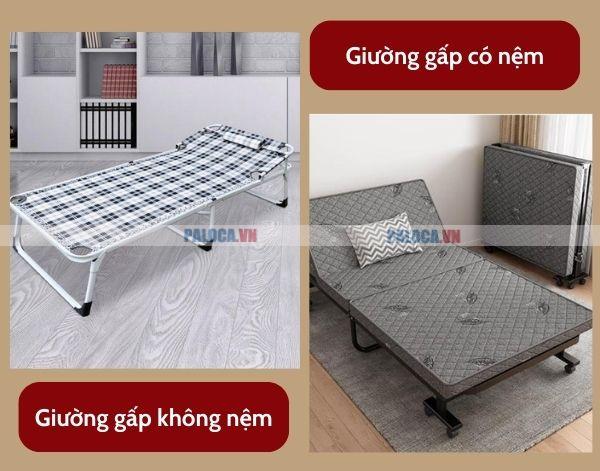 Giữa giường gấp có nệm và không nệm, bạn chọn loại nào?