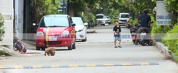 Gờ giảm tốc ứng dụng phổ biến trong khu dân cư