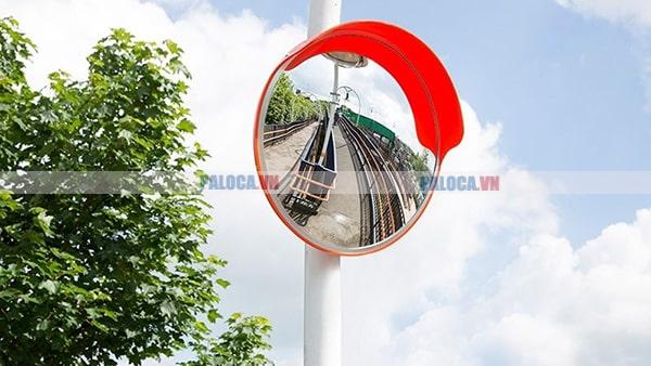 Gương cầu lồi inox 800mm tăng cường hiệu quả an toàn giao thông
